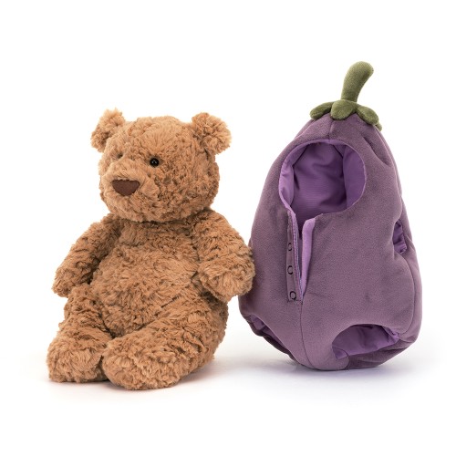 Jellycat Aubergine Bartholomew Bear