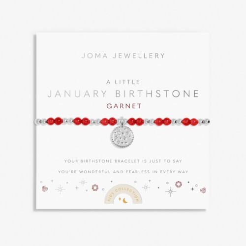 Joma Children's A Little January Birthstone Bracelet