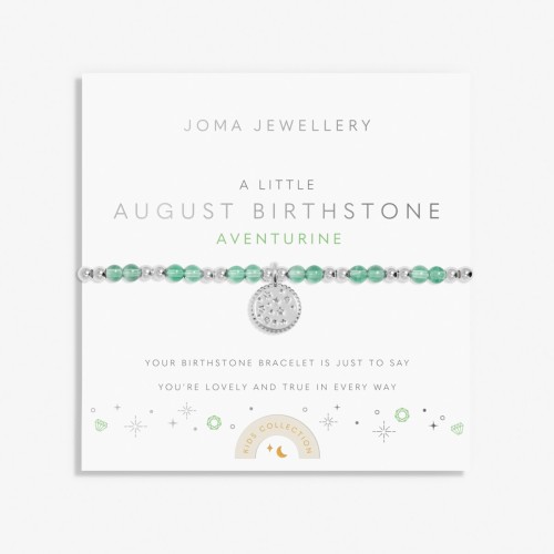 Joma Children's A Little August Birthstone Bracelet