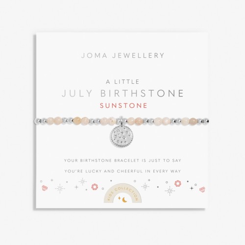 Joma Children's A Little July Birthstone Bracelet