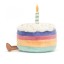 Jellycat Amuseables Rainbow Birthday Cake (Large)
