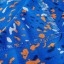 Katie Loxton Printed Scarf Terrazzo - Cobalt Blue and Orange