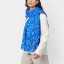 Katie Loxton Printed Scarf Terrazzo - Cobalt Blue and Orange