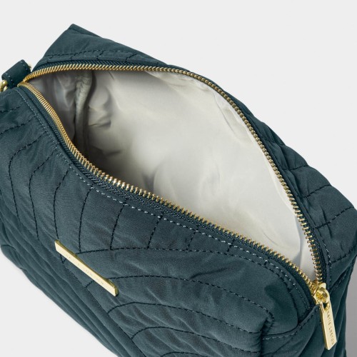 Katie Loxton Quilted Organiser/ Make up Bag Dusty Navy