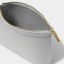 Katie Loxton Sentiment Make Up Bag Choose Happiness - Silver