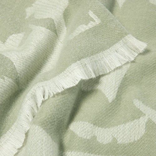 Katie Loxton Printed Blanket Scarf Abstract Floral - Sage