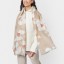 Katie Loxton Printed Scarf Large Floral - Nude Pink