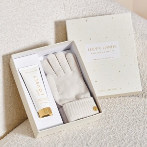 Katie Loxton Happy Hands Gift Set in Off White