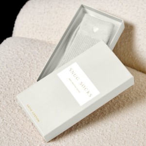 Katie Loxton Socks Gift Boxed in Off White