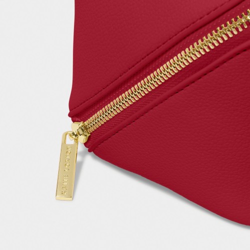 Katie Loxton Medium Makeup and Washbag Garnet Red