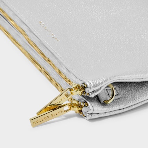 Katie Loxton Duo Pouch Silver