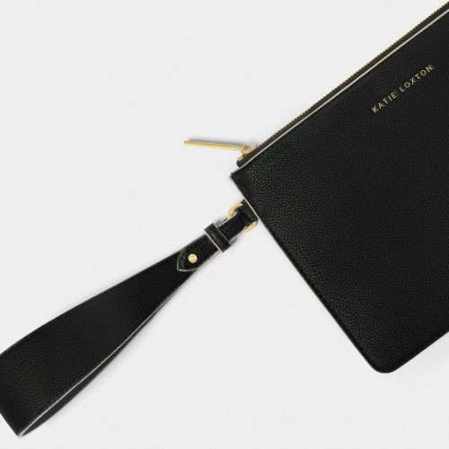 Katie Loxton Marni Wristlet Pouch Black
