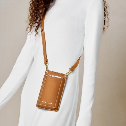 Katie Loxton Perri Cell Bag Cognac