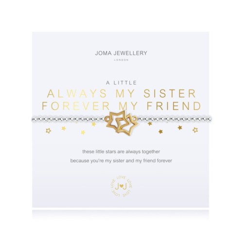 Joma A Little Always My Sister, Forever My Friend Bracelet