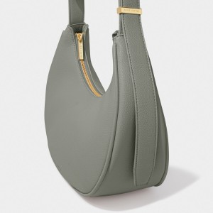 Katie Loxton Fearne Scoop Shoulder Bag Graphite Green