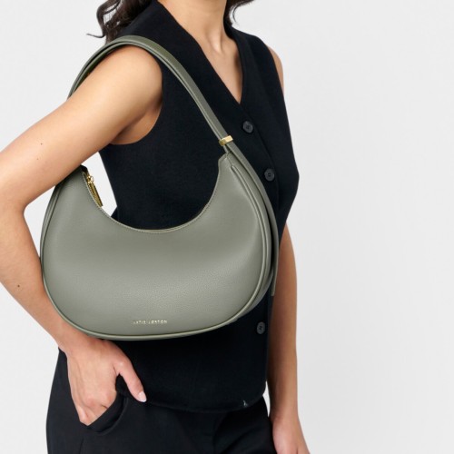 Katie Loxton Fearne Scoop Shoulder Bag Graphite Green
