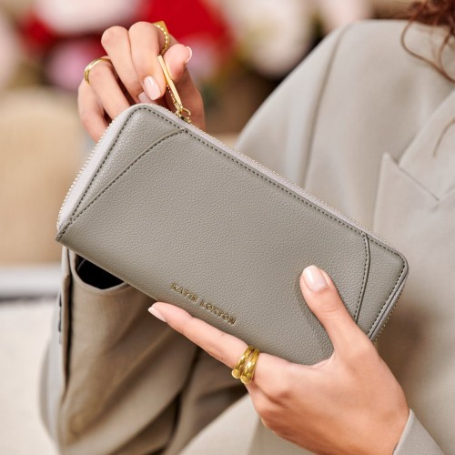 Katie Loxton Hana Purse Graphite Green