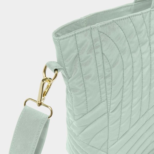 Katie Loxton Quilted Tote Bag Sage