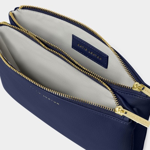 Katie Loxton Duo Pouch Midnight Blue