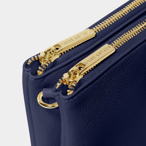 Katie Loxton Duo Pouch Midnight Blue