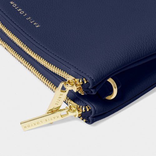 Katie Loxton Duo Pouch Midnight Blue