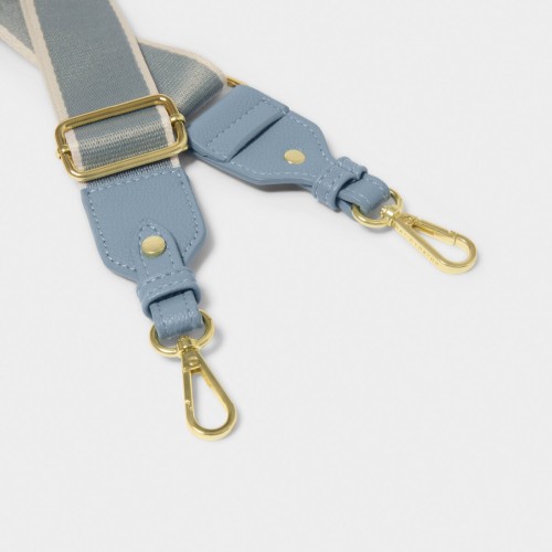 Katie Loxton Canvas Strap Cornflower Blue Stripe