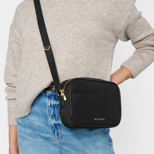 Katie Loxton Nylon-Luxe Camera Bag Black