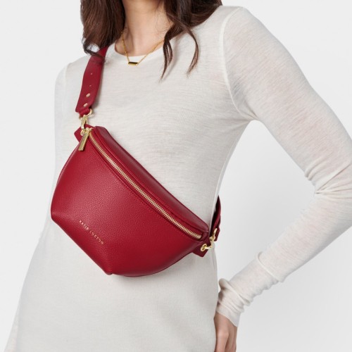 Katie Loxton Maya Belt Bag Garnet Red
