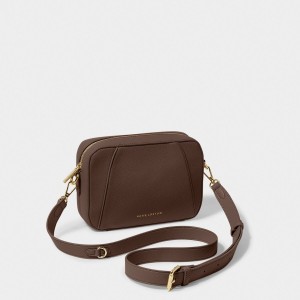 Katie Loxton Hana Crossbody Bag Chocolate