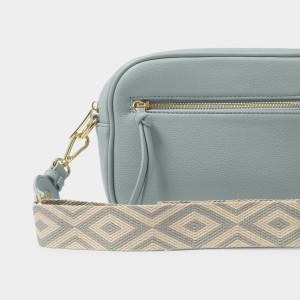 Katie Loxton Hallie Crossbody Bag Duck Egg Blue