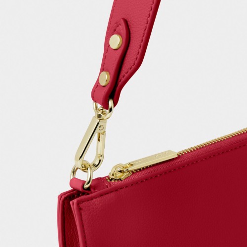Katie Loxton Reya Shoulder Bag Garnet Red