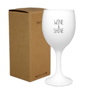 My Flame Soy Candle In a Wine Glass - Wine & Shine