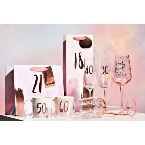 Lovely Friend Wine Glass