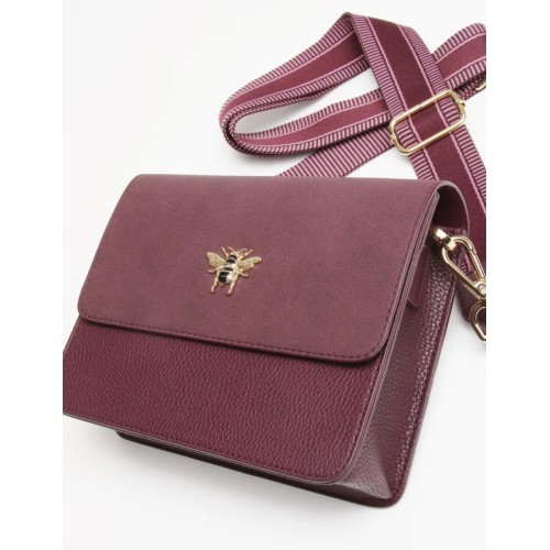 Alice Wheeler Highbury Crossbody Bag Fig