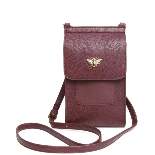 Alice Wheeler Mini Bloomsbury Messenger Bag Fig