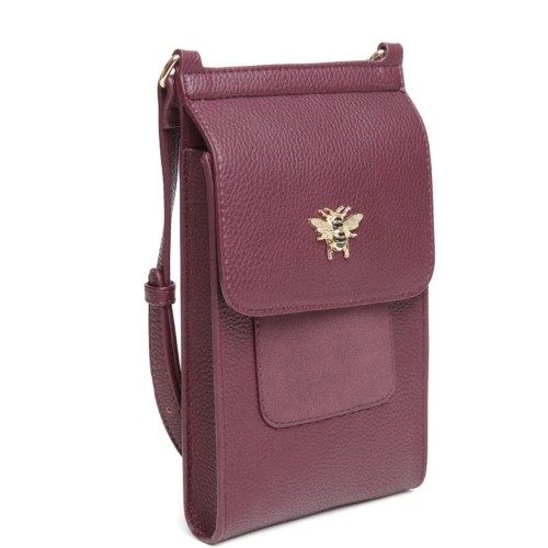 Alice Wheeler Mini Bloomsbury Messenger Bag Fig