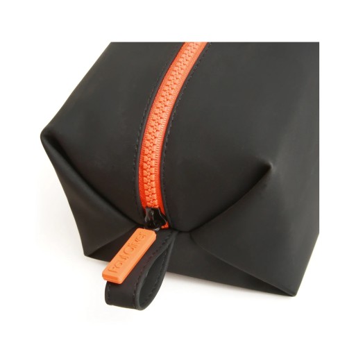 Paul Oliver Soft Touch Wash Bag Black
