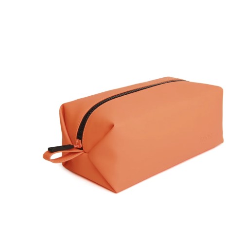Paul Oliver Soft Touch Wash Bag Orange