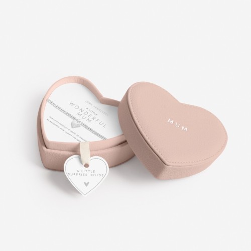 Joma A Little Heart Jewellery Box and Wonderful Mum Bracelet
