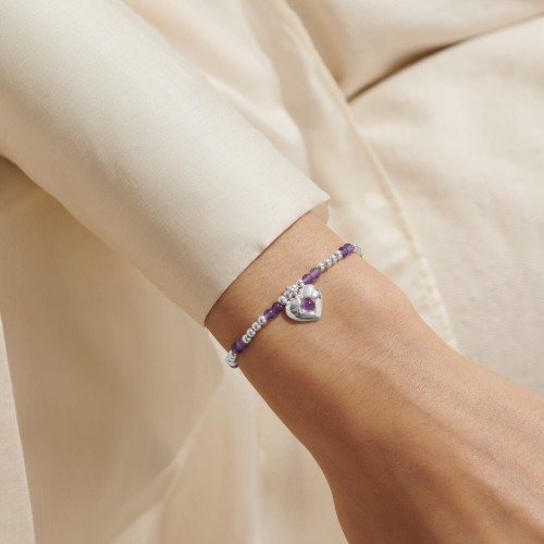 Joma A Little February Birthstone Bracelet (New)