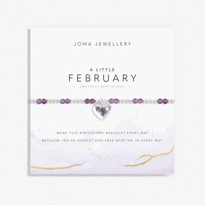 Joma A Little February Birthstone Bracelet (New)