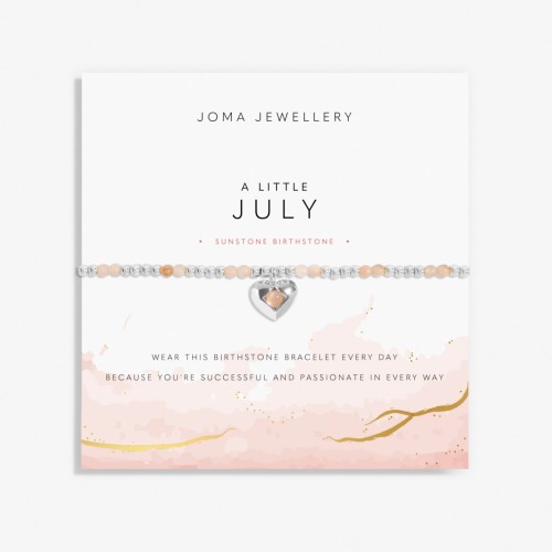 Joma A Little July Birthday Bracelet (New)