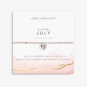 Joma A Little July Birthday Bracelet (New)