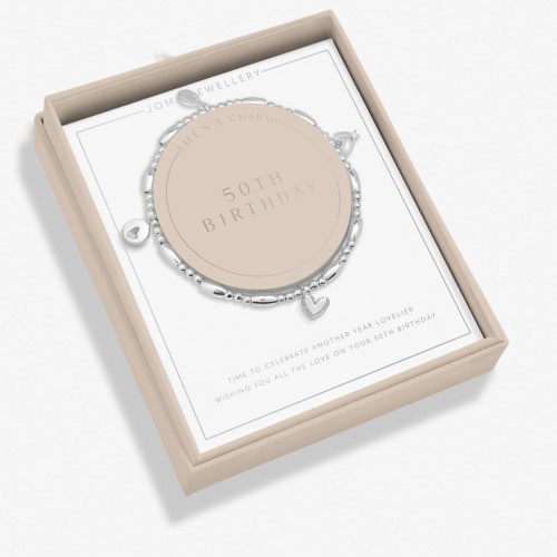 Joma Life's A Charm 50th Birthday Bracelet