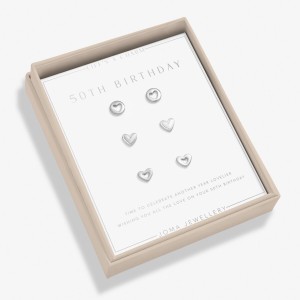 Joma Life's A Charm 50th Birthday Earrings