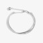 Joma Silver Crossover Bracelet Bar Bangle