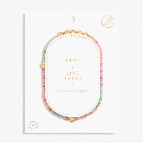 Joma Happy Little Moments Live Happy Anklet