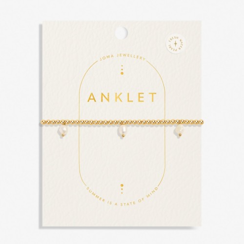 Joma Three Pearl Anklet