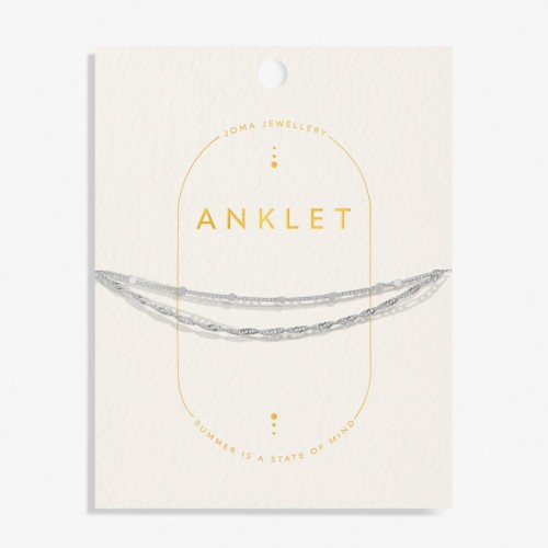 Joma Layered Twist Anklet