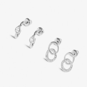 Joma Linked Circles Soul Shine Earrings